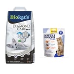 Biokat´s Diamond Care + GimCat Nutri Pockets - Sea mix (150 g) kaupan päälle! - 10 l Classic -kissanhiekka