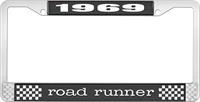 OER LF121669A nummerplåtshållare 1969 road runner - svart