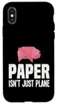 Coque pour iPhone X/XS Origami, papier pliable, design artistique, origami