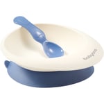 BabyOno Be Active Bowl with a Spoon spisesæt Blue 6 m+ 1 stk.