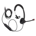 Rj9 Single Ear Headset Cell Phone Headset With Mic Mute Speaker Volume And 6 MPF