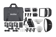 Godox ML-Kit2 1 stk ML60Bi & 2 stk ML30Bi LED-lys Kit