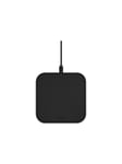 ZENS Single Aluminium Wireless Charger - wireless charging mat - + AC power adapter