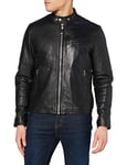 Schott NYC Lc949D Blouson, Noir (Black Black), Large (Taille fabricant:L) Homme