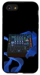 Coque pour iPhone SE (2020) / 7 / 8 Disc Jockey Space Age Console de mixage audio Mix DJ