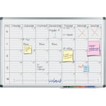 Whiteboard med veckoplan, 60 x 90 cm
