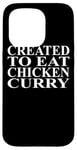 Coque pour iPhone 15 Pro Vêtements au poulet et au curry | Meilleur design amusant pour les amateurs de poulet