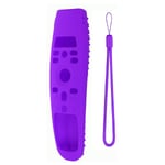 Silicone Protective Case Drop-Proof Smart TV Remote Control Cover Waterproof Replacement Accessories for LG Magic Remote Control Purple