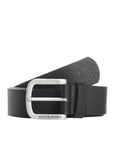 Jack & Jones Men's Jacharry Noos Belt, Black (Black Detail: Jack Jones), 80 UK