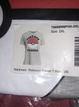 Pokemon Trainer Printed T-Shirt - Bioworld Crewneck 2XL Unisex New Sealed