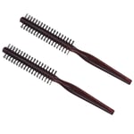 Low Drying Salon Comb Blow Hair Straightener Brush Boar Comb