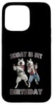 Coque pour iPhone 15 Pro Max Aujourd'hui, c'est mon anniversaire, Husky Friends Fun