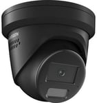 Hikvision DS-2CD2366G2H-IS2U/SL(2.8mm)BLK 6MP AcuSense Strobelys og Hørbar Advarsel Fast Turret Nettverkskamera