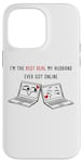 iPhone 14 Pro Max Laptops in Love: Online Couples Valentine Soulmates Women's Case