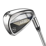 Wilson Staff Golf Clubs Iron Set, D9, 5-PW, SW, A-Flex, For Right-Handers, Graphite Shaft, 7 Clubs, Silver/Blue, WGR200060A