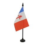 AZ FLAG Drapeau de Table France Libre 1940-1944 15x10cm - Petit Drapeaux DE Bureau français de la résistance 10 x 15 cm