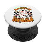 Spooky Nonna Groovy Assorti Famille Halloween Cute Boo PopSockets PopGrip Interchangeable