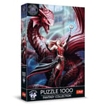 Trefl Premium Plus Quality - Puzzle Fantasy Collection : Mage Ecarlate - 1000 pièces, Série d’Images du Monde Fantastique, Anne Stokes, pour Adultes et Enfants à partir de 12 Ans