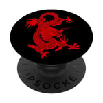 PopSocket Phone Grip Expanding Kickstand PopGrip Fire Dragon PopSockets Swappable PopGrip