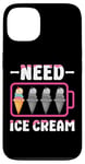 iPhone 13 Ice Cream Battery Cone Need Ice Cream Case