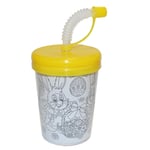 Easter Arts Crafts Children Activities - Colour your own Cup with Straw Age 6+