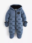 Ted Baker Baby Logo Snowsuit, Navy