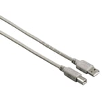 Hama 4m Câble USB Usb-A-Stecker Sur USB Fiche B pour PC Imprimante Scanner Etc