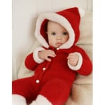 My First Christmas by DROPS Design - Baby Juledrakt Strikkeoppskrift s - 3/4 Ã¥r