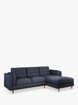 John Lewis + Swoon Lyon Grand 3 Seater RHF Chaise Sofa, Dark Leg