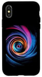 Coque pour iPhone X/XS Tunnel en spirale illusion d'optique