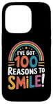 iPhone 14 Pro 100th Day of School I've Got 100 Reasons To Smile Case