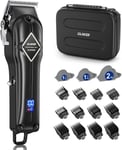 GLAKER Hair Clippers for Men - Cordless Professional Barber Clipper Hair Cutting