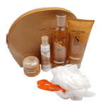 Sanctuary Spa Gift Set Uplifting Moments Travel Wash Bag Pampering Body & Bath