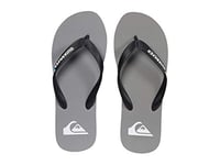 Quiksilver Men's Molokai Flip-Flop, Black/Grey/Grey, 11 UK