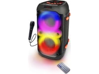 Esperanza EP156 BT FM LED RGB KARAOKE Högtalare Svart 20W