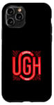 Coque pour iPhone 11 Pro Pouah rouge ! Mood Red Graphic