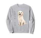 Labrador Retriever Shirt Women Men Kids White Lab Mom Dad Sweatshirt