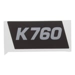 "Decal, ""K760"