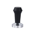 Tamper à Café 51mm, Tasseur Café avec Noir Silicone, Tamper Acier Inoxydable, Barista Espresso Tamper, Barista Accessoires, Café à Base Plate en