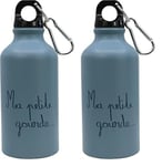 C.A.O. Gourde Bambino 0,40 Litre Bleu (Lot de 2)