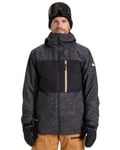 Quiksilver Veste de Snow Sycamore Printed Jacket Noir XS