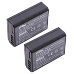 2x Battery for Canon EOS Rebel T6 Rebel T7 800mAh