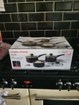 Morphy Richards 970030 3 Piece Saucepan Set - Black