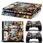 Kit De Autocollants Skin Decal Pour Contr?Leur Principal Couleur Ps4 Gta5, T1tn-Ps4-8278