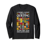 Quilting Knitting Crochet Sewing Machine Fabric Crafting Long Sleeve T-Shirt