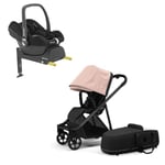 Thule, Kombi-/Duovogn, Shine inkl. Maxi-Cosi CabrioFix &amp; Base - Misty Rose/Black