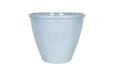 Plant Avenue Plastic Plant Pot, Blue, 40cm Dia