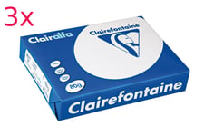 3x RAMETTEs PAPIER CLAIREFONTAINE A4 80g 3x 500 = 1500 feuilles ULTRA BLANCHES