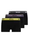 BOSS Mens 3 Pack Power Boxer Shorts Open Misc S