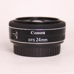 Canon Used EF-S 24mm f/2.8 STM Wide Angle Pancake Lens